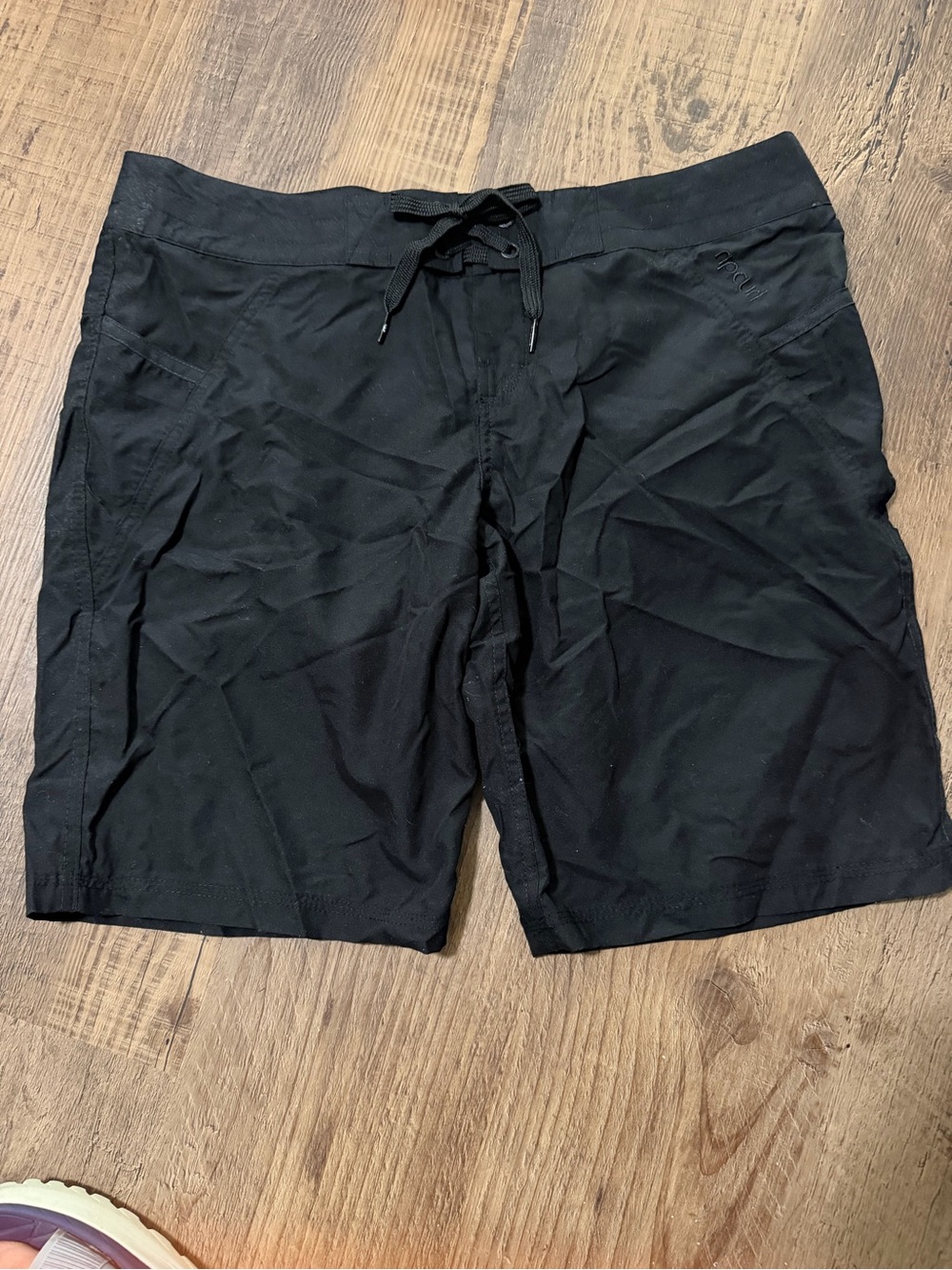 Rip Curl Black Women’s Swim Board Shorts with Drawstring Size 13